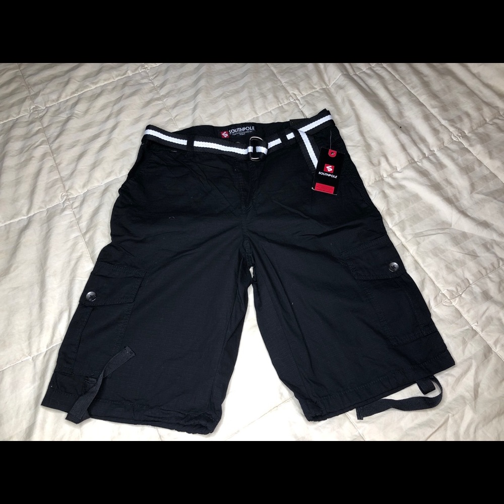 NWT Men’s South Pole BLK Cargo Shorts Size 32